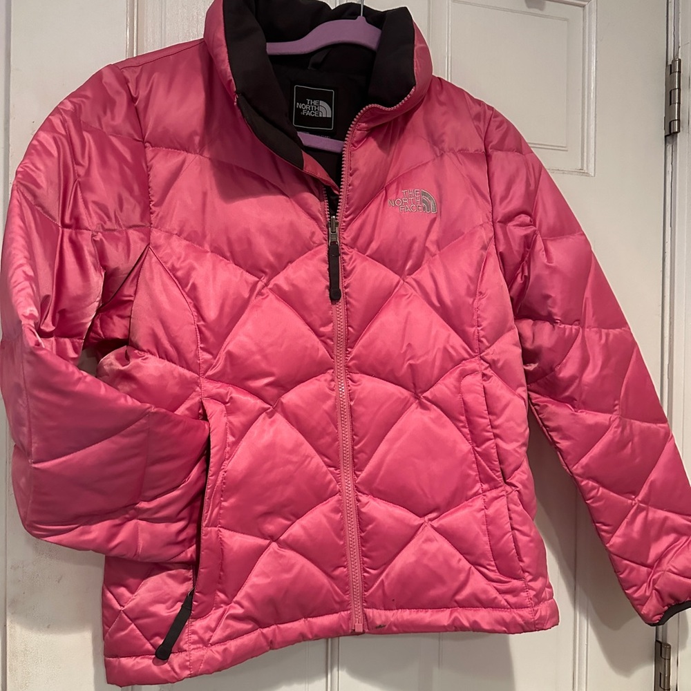 Womens Northface jacket, Bubblegum pink